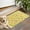 Yellow Dinosaurs Palms, variant on Yellow Dinosaurs Plants Pattern Door Rugs,Washable Non Slip Door Mats Indoor,Decorative Door Mats,Entry Mat Indoor for Entrance,Bedroom,Kitchen,Bathroom,16"x24"