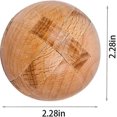 thumbnail image 2 of Puzzle Magic Ball Brain Teasers Toy Intelligence Game Handmade Wooden, 2 of 2