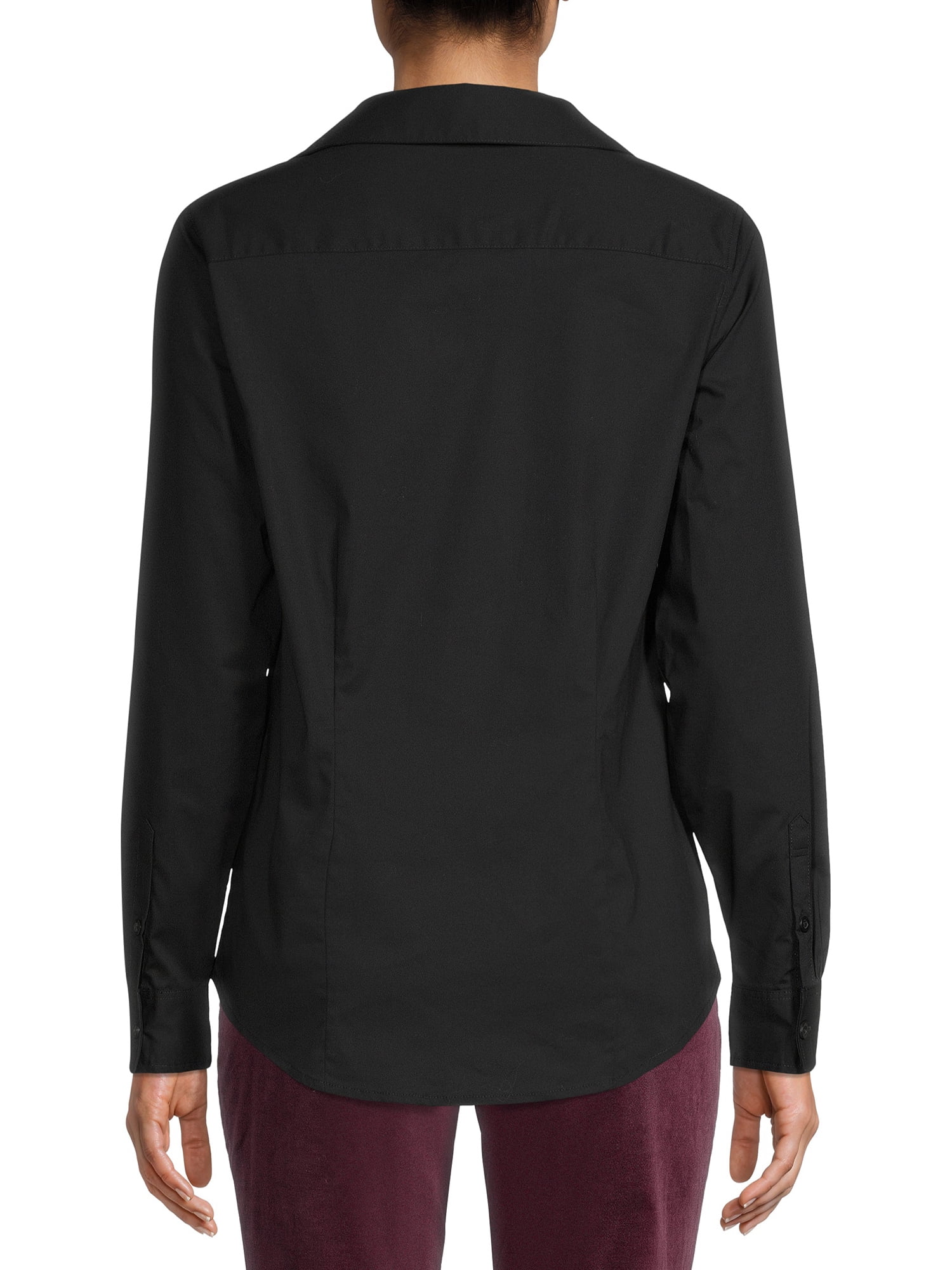 Blu White Blu Women's Solid Button-Front Shirt