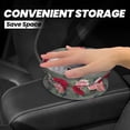 thumbnail image 4 of Naloa Rose Flowers Car Trash Can Garbage Car Accessories Trash Can Car Waste Bin for for Driver and Passenger Any Vehicle, 4 of 7