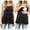 Black, variant on Women's Tiered Maternity Nursing Cami Sleeveless Nursing Top Breastfeeding Clothes