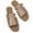 Rose Gold, variant on Utoimkio Flat Sandals for Women Summer Women Casual Open Toe Comfy Slippers Beach Casual Flops Shoes