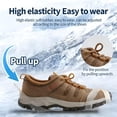 thumbnail image 4 of AuroraX Snow Cleats for Walking,Snow Traction Universal Non-Slip Shoe Ice & Snow Grips Footwear for Ice Fishing Men Outdoor Women 10 Studs Clear S, 4 of 6