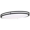 thumbnail image 6 of Nuvo Glamour LED 32-in Flush Mount Fixture Black Oval Shape CCT Selectable, 6 of 13