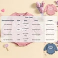 thumbnail image 3 of Newborn Baby Sweatshirt Long Sleeve Crewneck Letter Embroidery Romper Infant Boys Girls Spring Fall Soft Onesie Outfits Pink 6-9 Months, 3 of 7
