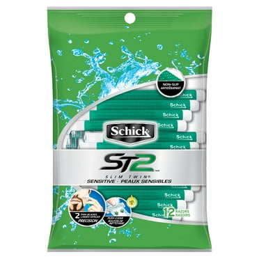 Slim Twin ST2 Sensitive Men's Disposable Razor - 12 Count