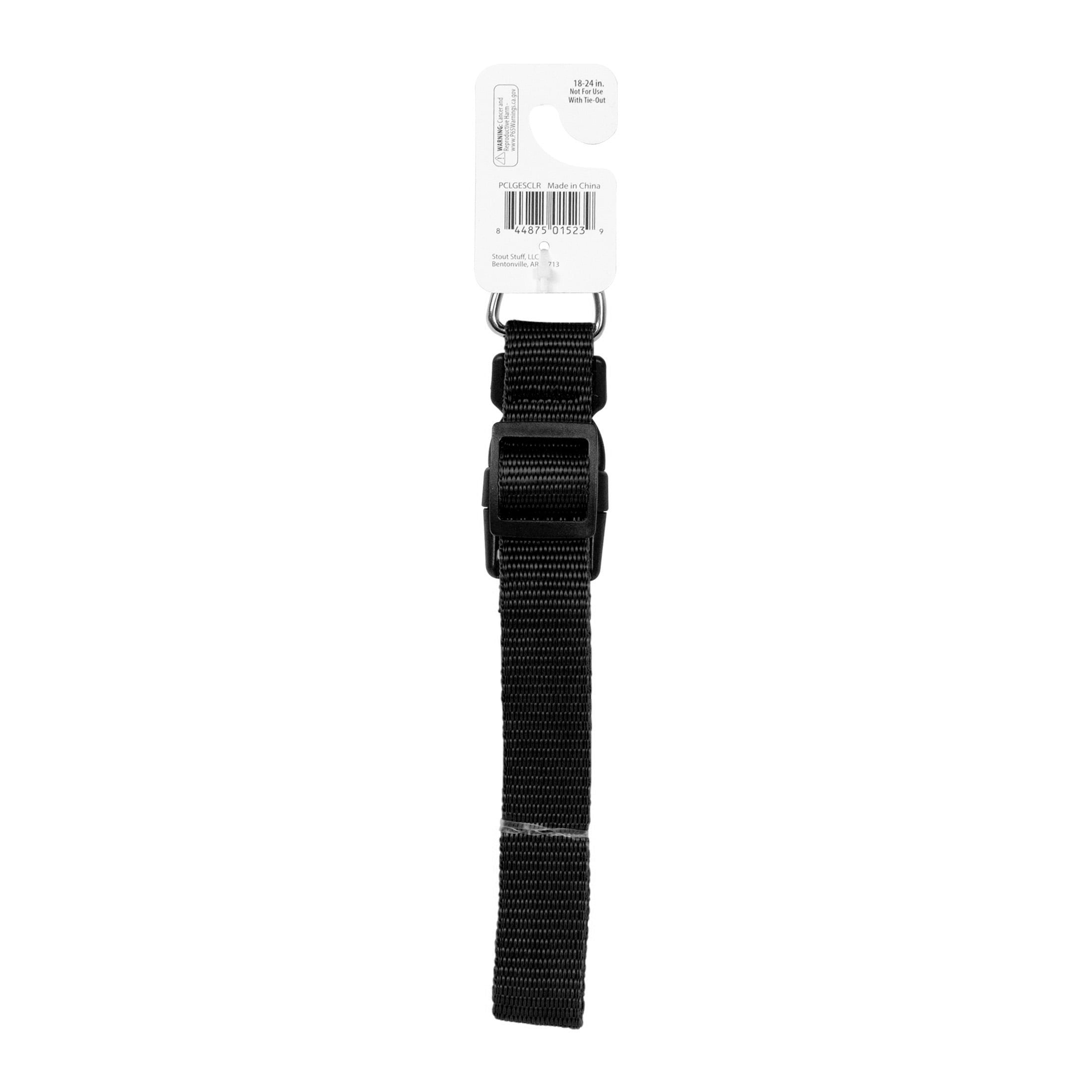 Pet Champion Dog Collar Large Black, 1.0 CT