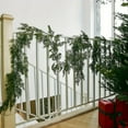 thumbnail image 6 of 70 Ft Artificial Norfolk Pine Garlands, Real Touch Winter Pine Garland, Green Artificial Greenery Garland for Table, Mantle, Wall, Indoor, Outdoor Christmas Decorations (B), 6 of 6