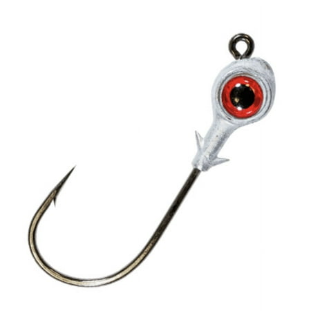 UPC: 0897744003707 | Z-Man REJH38-01PK3 Red Fisheye Red Perch 3/8oz Bait Fishing Jig Head Lure 3-Pk