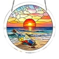 thumbnail image 1 of Tong Curtain Style Acrylic Puzzle Garden Design Window Hanging Home Birthday For, 1 of 5