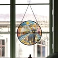 thumbnail image 3 of Personalized Black Alley Cat Suncatcher Stained Glass, Black Alley Cat Stained Glass Window Hanging Black Alley Cat Sun Catchers Indoor Window Décor lE7iVF, 3 of 5