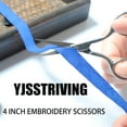 thumbnail image 5 of YJSStriving Small Embroidery Scissors 4 Inch Sharp Pointed Tip Precision Scissors Stainless Steel Detail Sewing Scissors for Yarn Thread Cutting, Needlework, Crafting, Sewing, 5 of 6