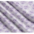 thumbnail image 3 of Soimoi Purple Cotton Poplin Fabric Rose Floral Decor Fabric Printed Yard 42 Inch Wide, 3 of 7