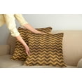 thumbnail image 3 of Ambesonne Chevron Throw Pillow Cover 2 Pack, Medieval Heraldry Motif, 16", Pale Brown, 3 of 6