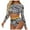 Black-22, variant on Lopeceal Women's Fashion Pattern Long Sleeve Tankini Sets UPF 50  Rash Guard Swimsuit Swimwear