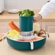 thumbnail image 1 of Contenedor organizador de rejilla de cocina BLESIY Cesta de desagüe de cocina verde, 1 of 8