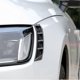 thumbnail image 5 of Car Headlight Eyebrow Cover Trim Sticker Decoration for - A4 B9 2020-2021 RS4 Accessories 4PCS, ABS Carbon Fiber, 5 of 5