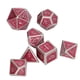 thumbnail image 5 of 7 Uds dados poliédricos patrón exquisito grabado gran número claro accesorios de juego juego de dados de Metal para juego de rol, 5 of 9