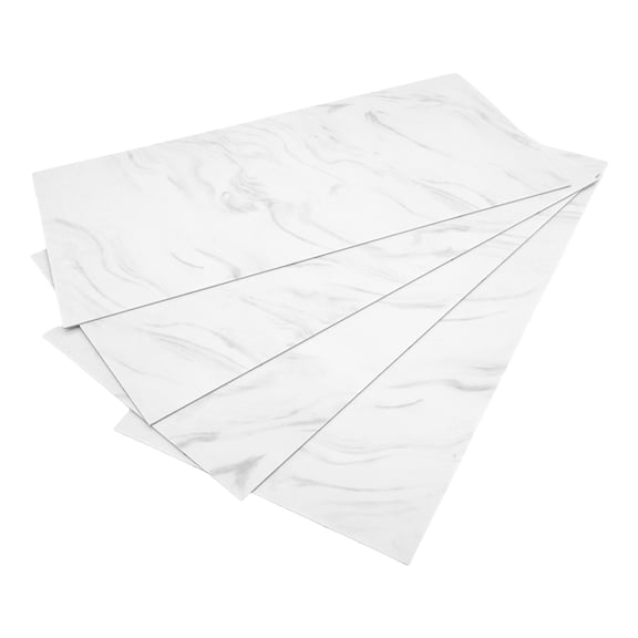 Homoyoyo Adhesive Tiles For Kitchen Imitation Porcelain Wall Stickers White