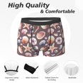 thumbnail image 2 of Men's Boxer Briefs, Conch Starfish Shell Soft Comfy Mens Underwear Boxer Briefs Breathable With Widen Waist, 2 of 7