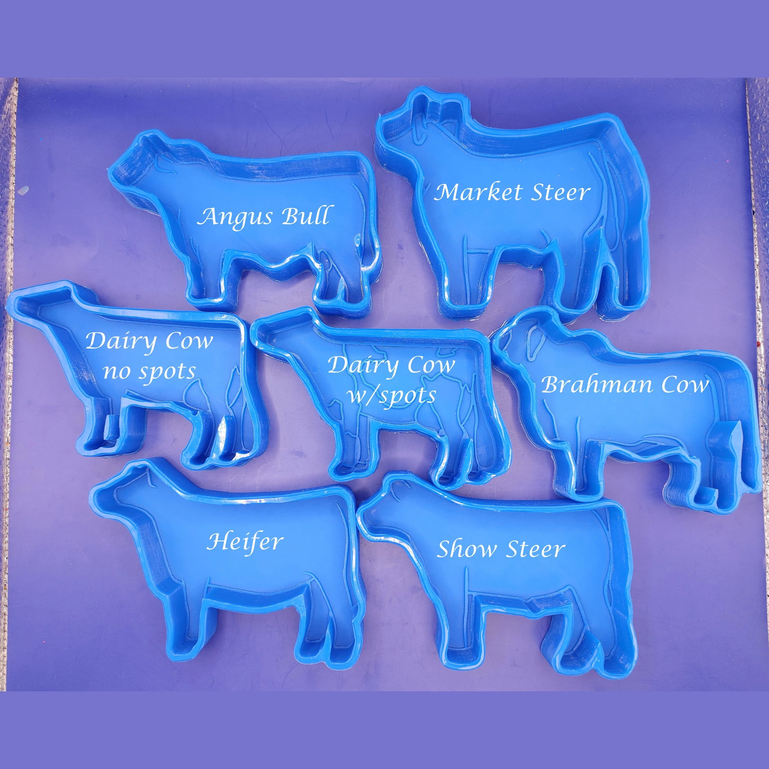 Dairy Cow - No Spots - Silicone Freshie Mold