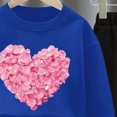 thumbnail image 4 of Toddler Girl Winter Clothes 2T 3T 4T 5T 6T 7T 8T Girl Clothes Toddler Girl Clothes Fall Outfits Long Sleeve Sweatshirt Tops + Pants Set Blue Size 2-3 Years, 4 of 4
