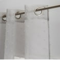 thumbnail image 2 of 96â€ Gray Ribbon Embellished Window Curtain Panel, 2 of 3