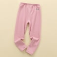 thumbnail image 4 of BRGZLK Kids Winter Leggings Fall Winter Thick Cotton Fleece Lined Elastic Waisted Warm Stretchy Thermal Basic Athletic Tights Pants Pink 5-6 Years, 4 of 8