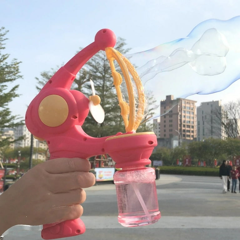 Toy Gun Blows Bubbles, Electric Bubble Gun Toys