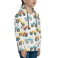 thumbnail image 3 of Daiia Cartoon Monster Trucks for Boys Fashion Hoodies & Sweatshirts with Kangaroo Pocket,Hooded Sweatshirt for Kid, Breathable& Moisture Wicking-Small, 3 of 6