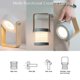 thumbnail image 2 of Linterna LED recargable, luz plegable multifuncional regulable y portátil, lámpara de mesa/mesita de noche para dormitorio, sala de estar, exteriores, oficina, C, 2 of 4