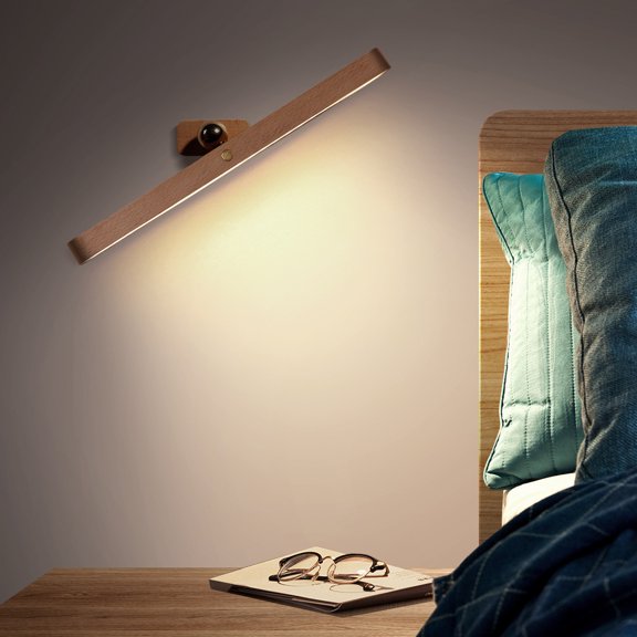 VBVC Led Wooden Wall Light 360° Rotatable Dimmable Control Multi-Purpose Led Lights