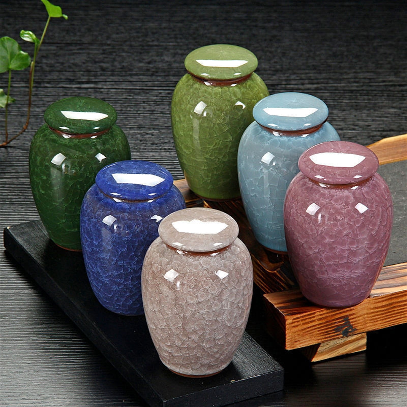 Small Pet Urn Bird Dog Pet Urns Cremation Pet Caskets Funeral Vase Cat Cremation Ash Made Ceramics Hand Painted