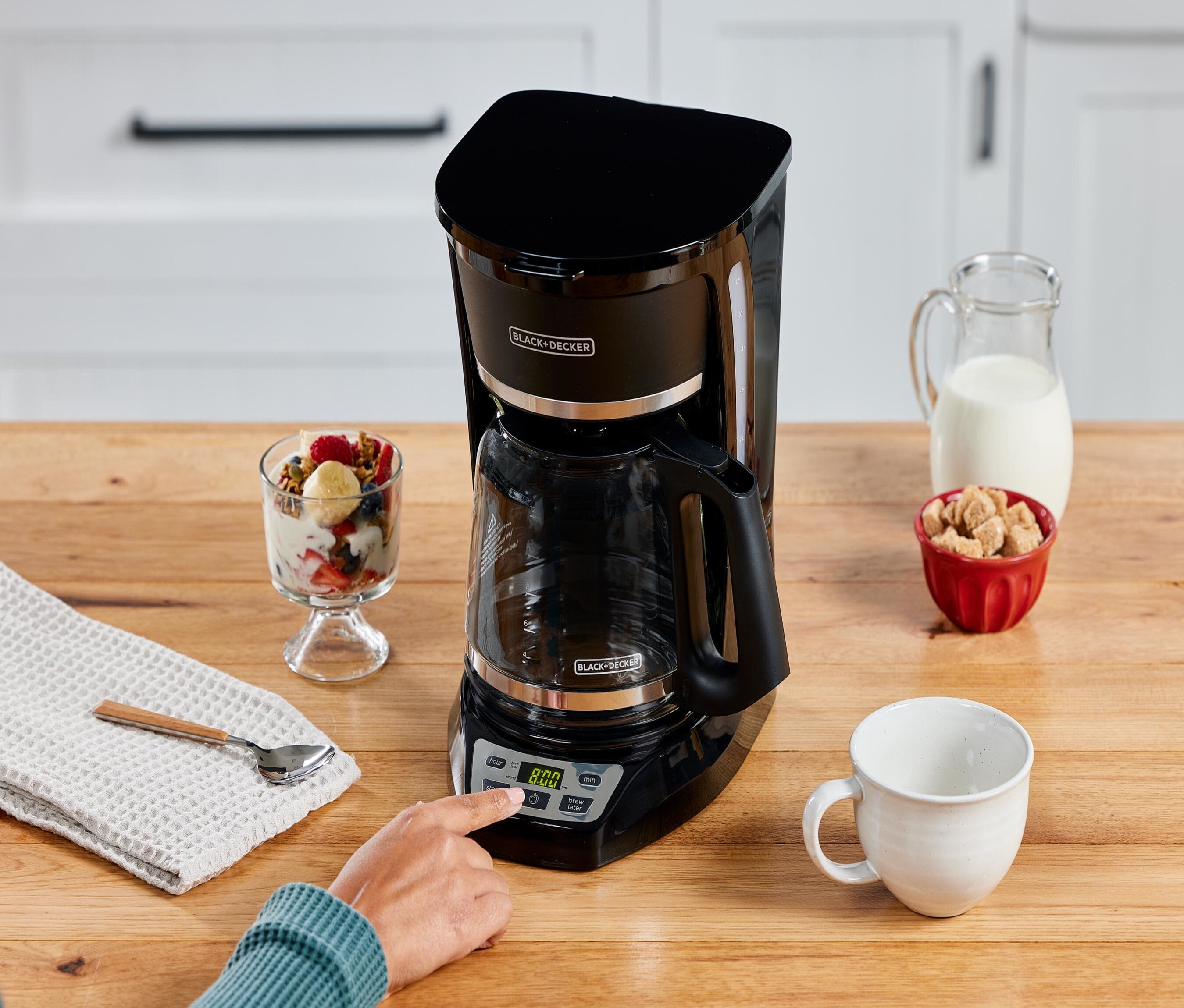 その他 Cowawa ZWA (Black Gliter) Free Shipping! BLACK+DECKER 12-Cup Programmable Coffeemaker Black