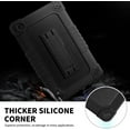 thumbnail image 3 of Kebiory for Walmart Onn 7 2022 Model Gen 3 7 inch/for Walmart Onn 7 3rd Gen 100071481 Case,Shockproof Kids Friendly Shoulder Strap Stand Shell,for Walmart Onn 7 Inch 3nd Gen Tablet(Black+Black), 3 of 6