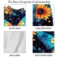 thumbnail image 4 of luoweisi Men's Beach Shorts Quick Dry Swim Trunks with Mesh Lining Sunflower Butterfly XL, 4 of 5