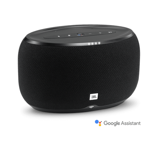 Restored JBL Link 300 Wireless Bluetooth Voice-Activated Speaker - Black (Refurbished)
