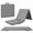 Gray, variant on Antsy Pants Tumbling Mat for Kids, 3-Fold Gymnastics Mat, Foldable Tumbling Mat