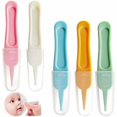 thumbnail image 1 of Juego de 5 pinzas de seguridad para bebés, pinzas de limpieza de plástico con cabeza redonda, pinzas limpiadoras para el ombligo y la nariz del bebé, herramienta para limpiar la nariz, 1 of 5