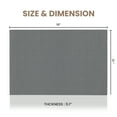 thumbnail image 4 of Dainty Home Set of 6 Placemats | Elegant and Durable | 12x18 in PVC Non-Slip Washable Place Mats | Tear-Resistant Heat | Resistant Placemats, 4 of 9