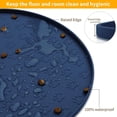 thumbnail image 4 of Dog Food Mat Anti-Slip Bowl Mats for Food and Water, High-Lips Waterproof Pet Placemat Prevent Messy Spills to Floor, Silicone Puppy Feeding Trays ，12" x 19", 4 of 7