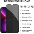 thumbnail image 3 of Dteck 6.7" Tempered Glass Screen Film Protector for Apple iPhone 13 Pro Max, 2 Count, 2 Pack, 3 of 6