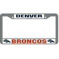 thumbnail image 1 of Denver Broncos Chrome License Plate Frame, 1 of 2