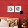 thumbnail image 3 of Stupell Industries Coastal Peace & Joy Wreaths 2 Piece Gray Framed Print Under Glass Set design by Jennifer Pugh, 13 x 13, 3 of 10