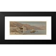 thumbnail image 2 of Samuel Colman 18x10 Black Modern Framed Museum Art Print Titled - Italian Harbor (circa 1875), 2 of 5