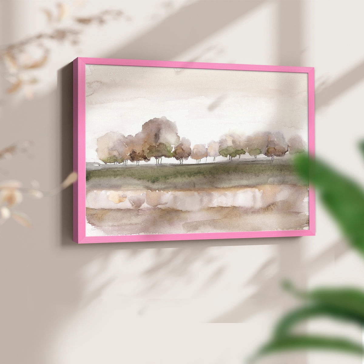 Soft Welcome Spring by Nan - Restickable Framed Giclée Print