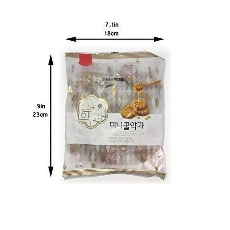 韓国 人気 mini letter saving 1300円 Korean Traditional Sweet Mini ZS23 honey Yak Gwa Cookies 200 g x 3