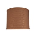 thumbnail image 2 of Aspen Creative 31089 Transitional Hardback Drum (Cylinder) Shaped Spider Construction Lamp Shade in Brown, 12" wide (12" x 12" x 10"), 2 of 4