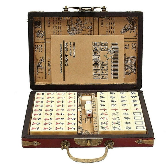 Mah-jong Chinese Numbered Mahjong Set 144 Tiles Mah-jong Set