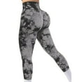 thumbnail image 4 of Tights Women Tie Dye Leggings High Waist Lifts Butt Tummy Control Push Up Seamless Yoga pants Ladies Workout Gym Clothing, 4 of 10